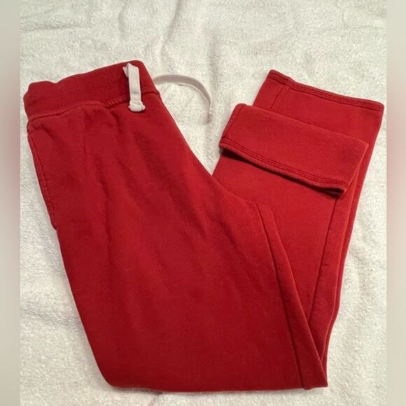 Medium 10/12 Urban Pipeline red fleece 2-pocket pull on athletic pants bottoms - Picture 9 of 12